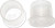 Ink Cups with Foot Base (No Spill) - Clear - 17mm