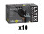 Saniflex Powder Free Black Latex Examination Gloves - XLarge 10 boxes