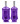 Bishop Fantom Tube Cartridge Grip - Purple - 30mm