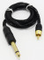 FYT Fine Line Light Weight RCA Lead Straight - Black