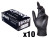 Ebony Nitrile Black Gloves (M)10 Boxes, 100 per box